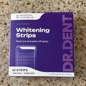 DR. DENT Whitening Strips - Purple Packaging